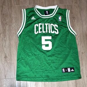 Celtics NBA Adidas Jersey Boys Youth Size 14-16 # 5 Garnett